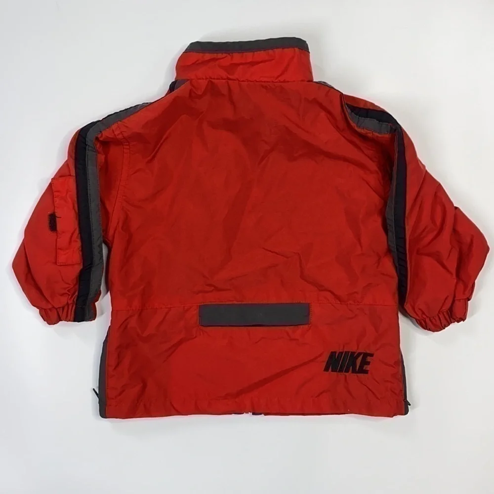 Nike Boys Red Gray Jacket Size 2 Toddler